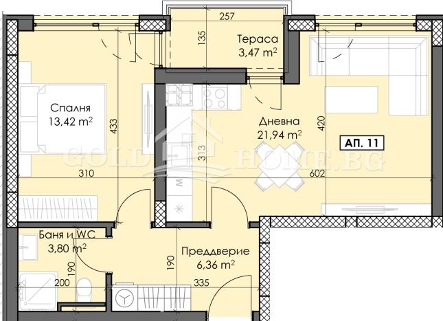 Продава 2-СТАЕН, гр. Пловдив, Тракия, снимка 3 - Апартаменти - 53970228