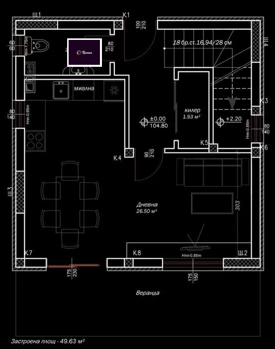 Satılık  Ev Varna , m-t Menteşeto , 99 metrekare | 61030123 - görüntü [4]