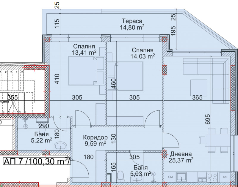 Продава  3-стаен град Благоевград , Струмско , 115 кв.м | 20641408 - изображение [4]