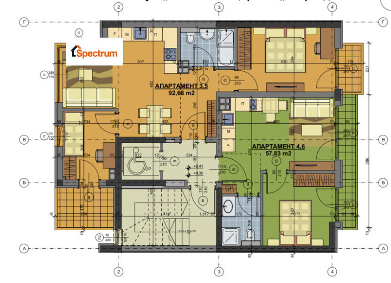 En venta  2 dormitorios Sofia , Tsentar , 93 metros cuadrados | 89976854 - imagen [6]