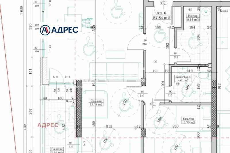 Na prodej  2 ložnice Varna , Levski 1 , 103 m2 | 88460001 - obraz [5]