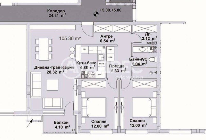 Продава 3-СТАЕН, гр. София, Бояна, снимка 4 - Апартаменти - 53382450