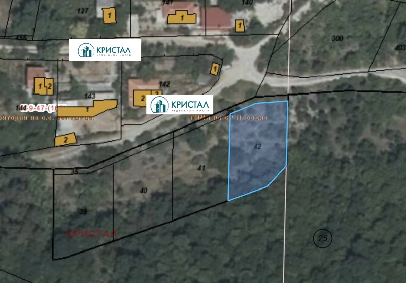 For Sale  Plot region Plovdiv , Belashtitsa , 535 sq.m | 90015853