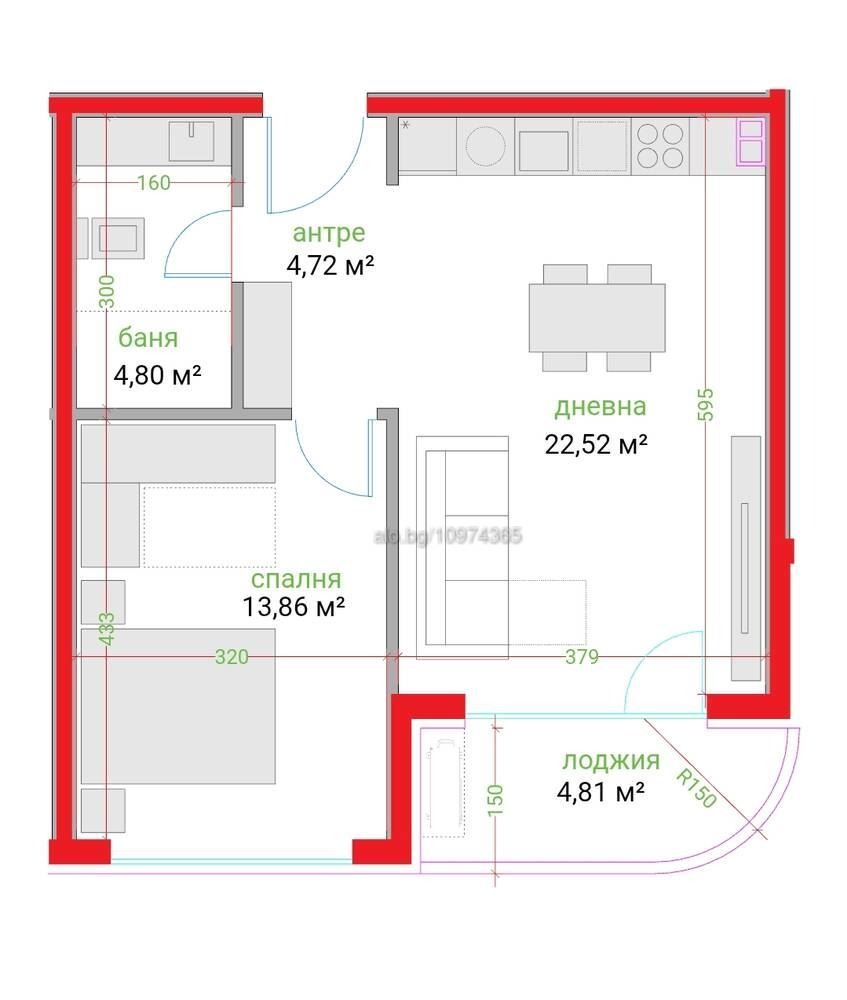 Продава 2-СТАЕН, гр. Варна, Трошево, снимка 3 - Апартаменти - 53790530