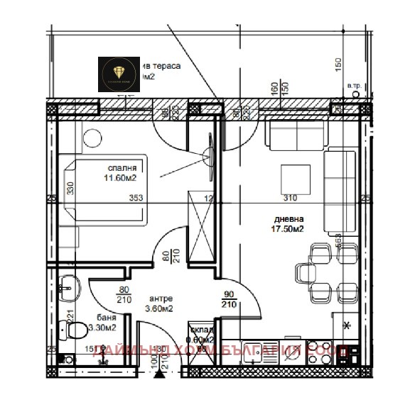 Na sprzedaż  1 sypialnia Plowdiw , Belomorski , 73 mkw | 37505415 - obraz [2]