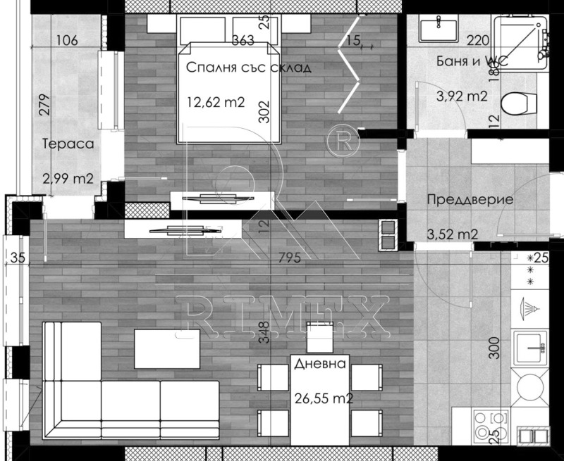 Продава 2-СТАЕН, гр. Пловдив, Остромила, снимка 5 - Апартаменти - 52720568