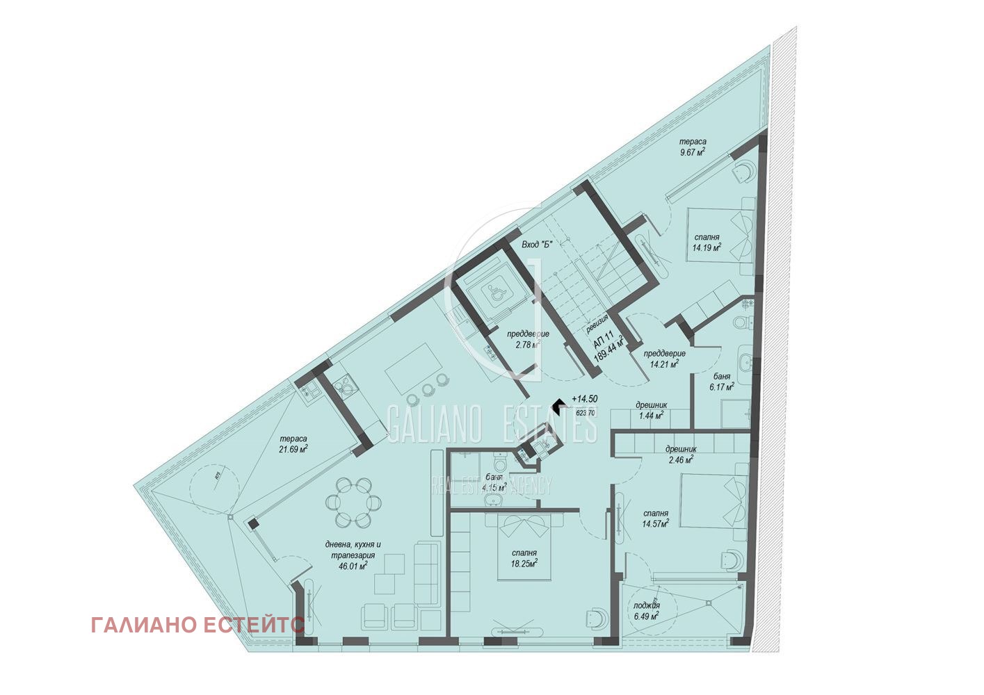 Продава 4-СТАЕН, гр. София, Малинова долина, снимка 2 - Апартаменти - 52275200