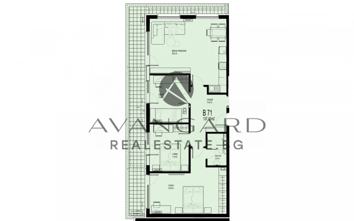 Продава 4-СТАЕН, гр. Пловдив, Христо Смирненски, снимка 2 - Апартаменти - 52737374