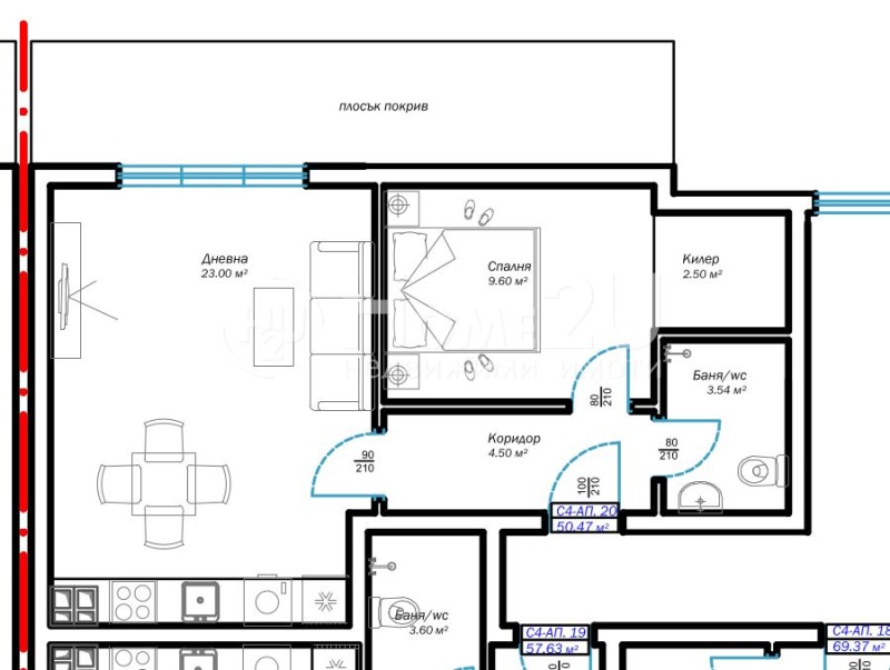 For Sale  1 bedroom Varna , m-t Pchelina , 64 sq.m | 35838508 - image [3]