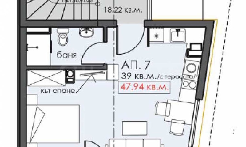 Продава  1-стаен област Бургас , гр. Созопол , 47 кв.м | 68020399 - изображение [3]