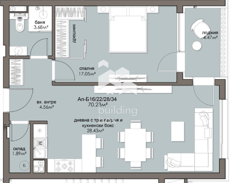 À vendre  1 chambre Sofia , Lyulin 5 , 81 m² | 55575211 - image [3]