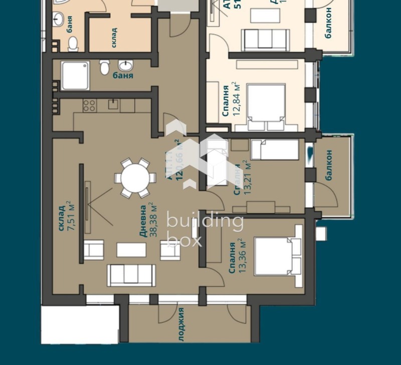 Продава 3-СТАЕН, област София, гр. Ботевград • 185420 € / 362650.00 лв. • 59399819 1