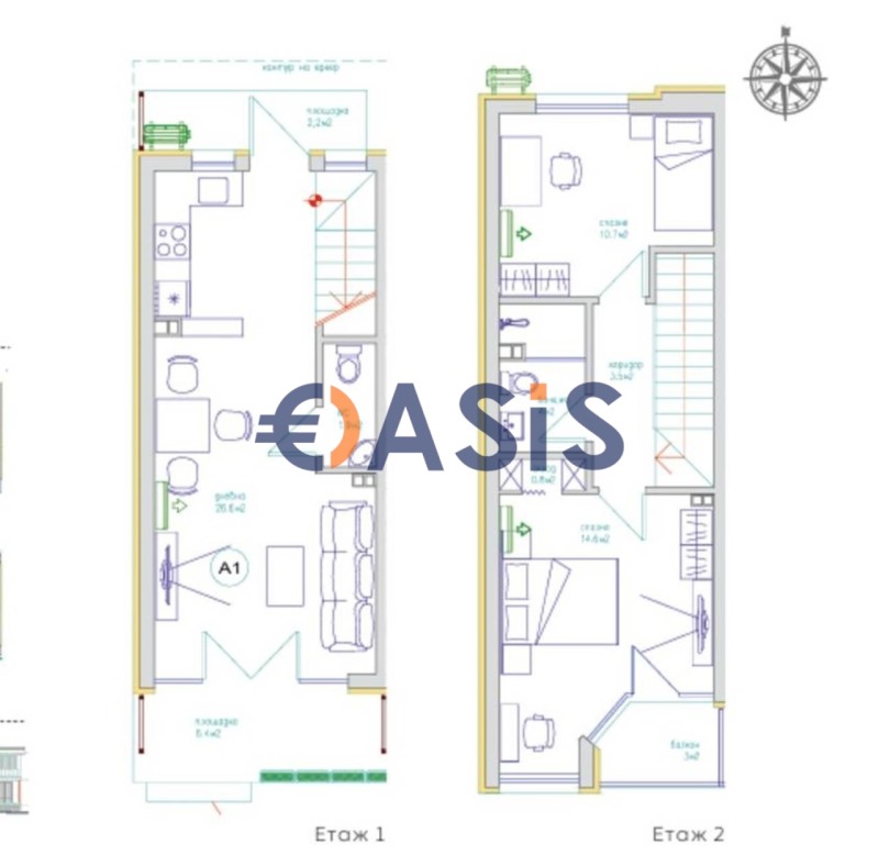 Продава 3-СТАЕН, гр. Свети Влас, област Бургас, снимка 3 - Апартаменти - 52422804