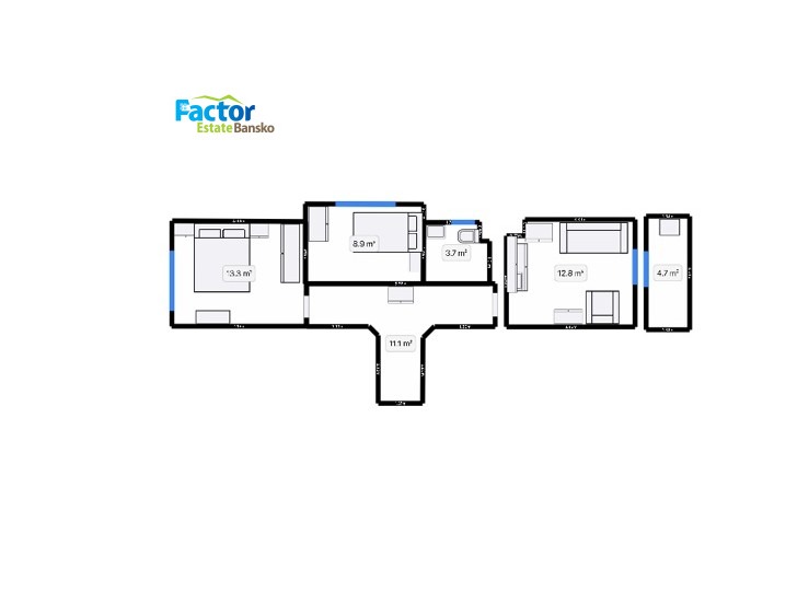 Продава 3-СТАЕН, гр. Банско, област Благоевград, снимка 16 - Апартаменти - 53764117