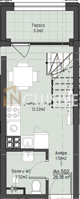 Продава  2-стаен град Варна , м-т Ален мак , 29 кв.м | 86524767 - изображение [2]
