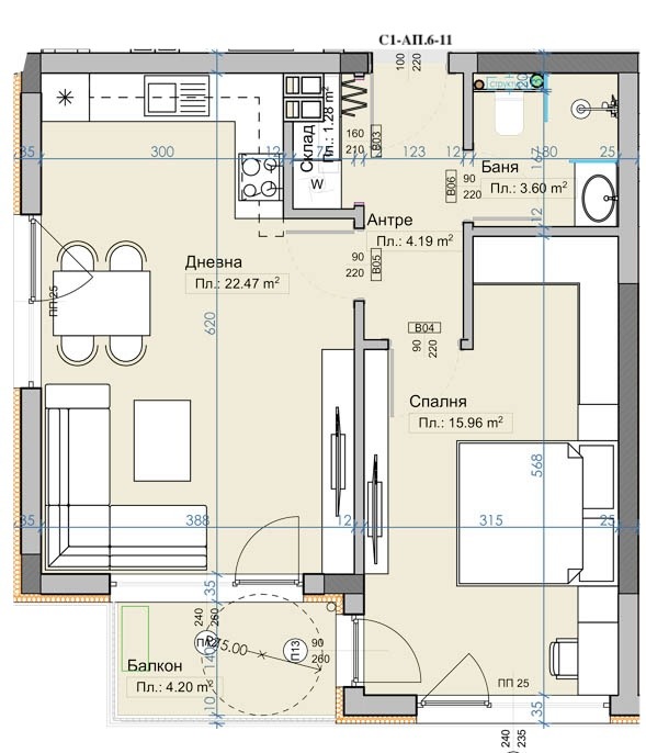 Продава 2-СТАЕН, с. Марково, област Пловдив, снимка 1 - Aпартаменти - 49257199