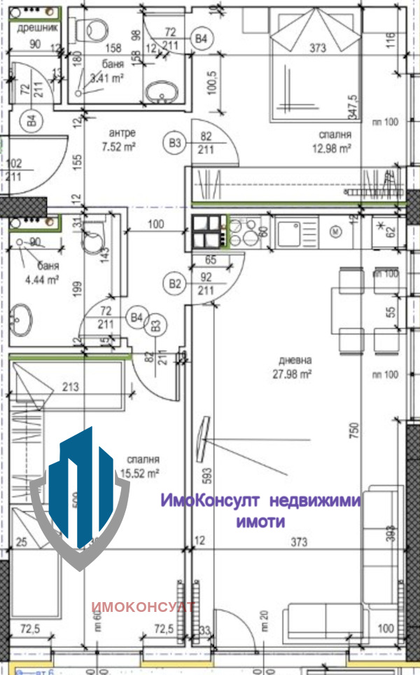 Продава 3-СТАЕН, гр. София, Овча купел 1, снимка 3 - Aпартаменти - 47337810