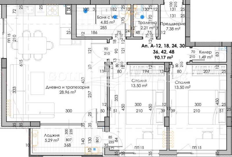 Zu verkaufen  2 Schlafzimmer Plowdiw , Juschen , 102 qm | 77922207 - Bild [4]