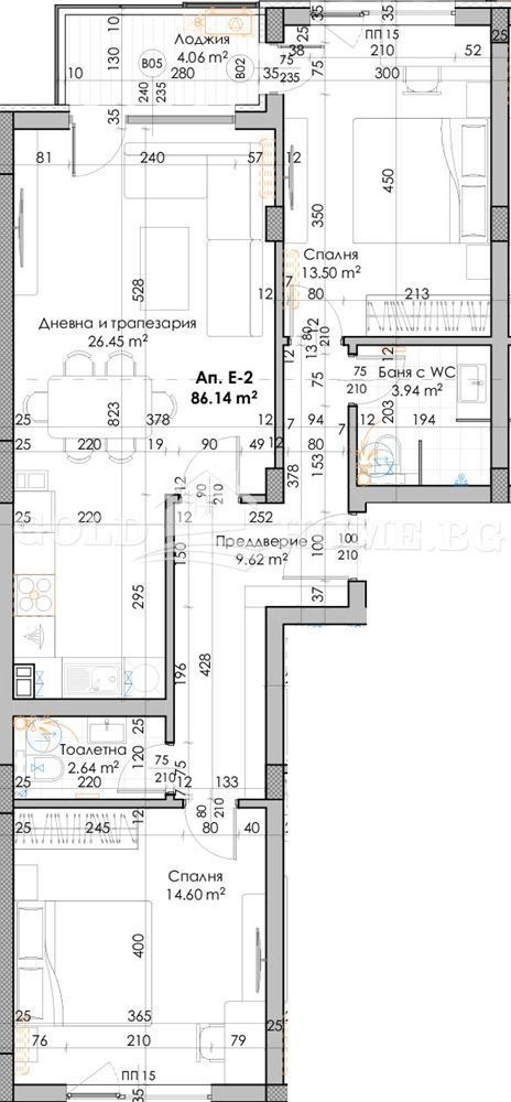 Zu verkaufen  2 Schlafzimmer Plowdiw , Juschen , 102 qm | 77922207 - Bild [6]