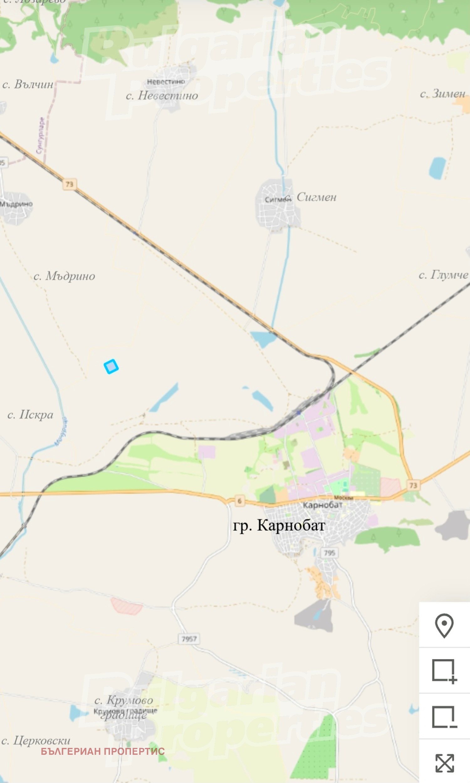 Продава ЗЕМЕДЕЛСКА ЗЕМЯ, гр. Карнобат, област Бургас