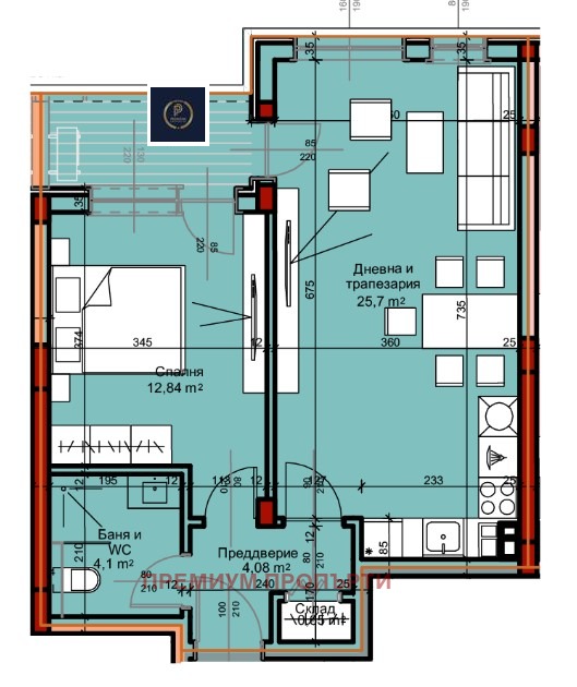 Продава 2-СТАЕН, гр. Пловдив, Остромила, снимка 3 - Aпартаменти - 47128724