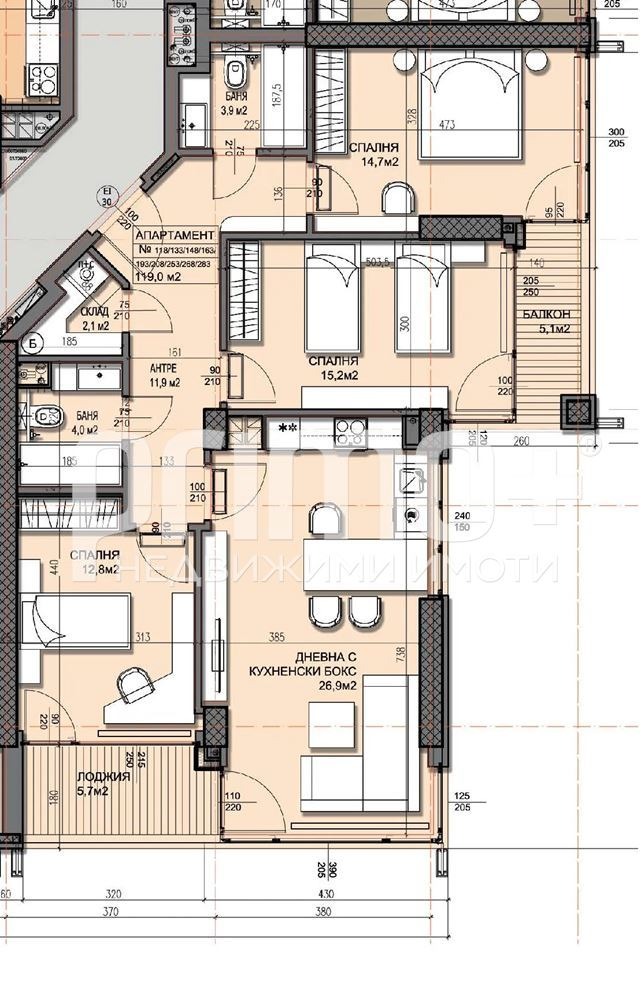 Продава 4-СТАЕН, гр. София, Дружба 1, снимка 17 - Апартаменти - 56275760