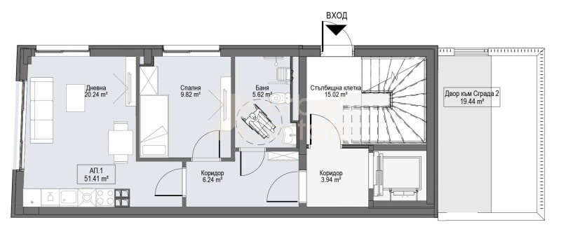 Продава КЪЩА, гр. София, Център, снимка 2 - Къщи - 52389334