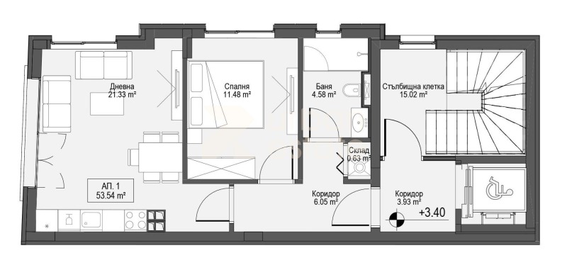 Продава КЪЩА, гр. София, Център, снимка 3 - Къщи - 52389334