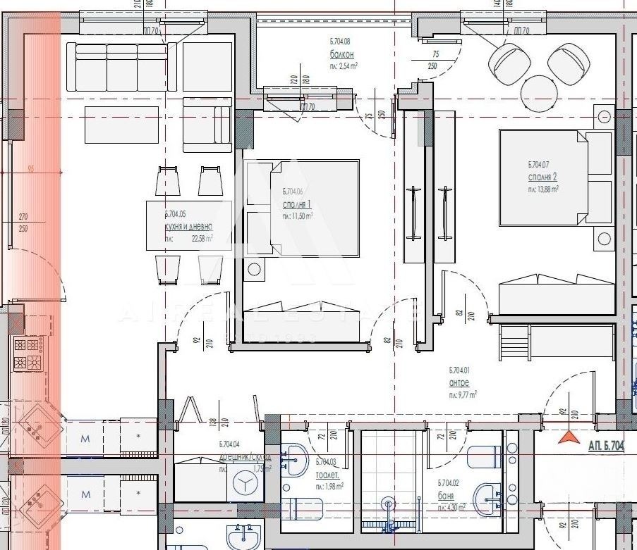 Продава МНОГОСТАЕН, гр. Плевен, Широк център, снимка 3 - Апартаменти - 54603621