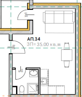 Продава 1-СТАЕН, к.к. Слънчев бряг, област Бургас, снимка 4