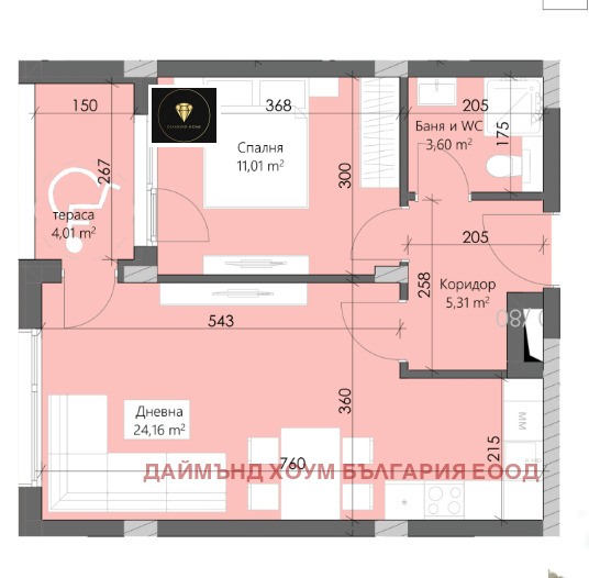 Продается  1 спальня Пловдив , Кършияка , 69 кв.м | 48321858 - изображение [2]