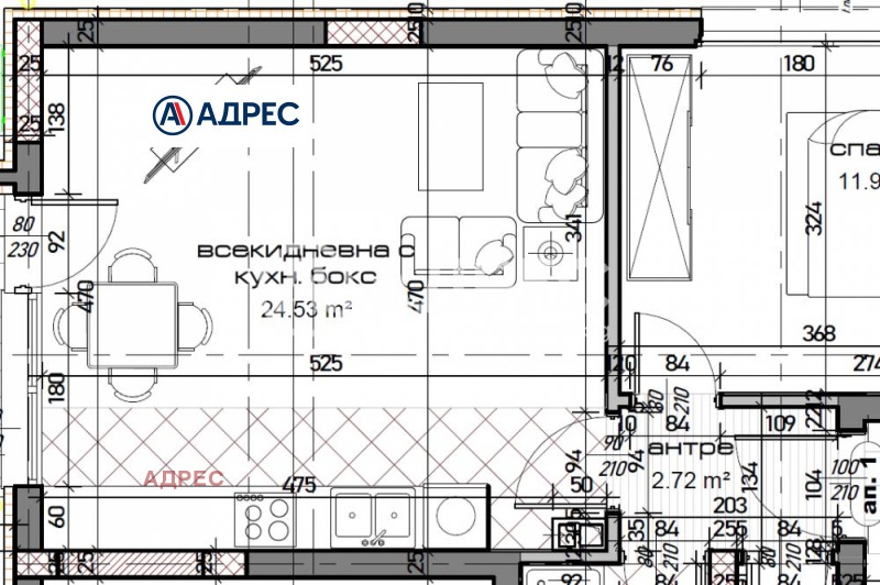 En venta  1 dormitorio Varna , Mladost 1 , 69 metros cuadrados | 95318421 - imagen [3]