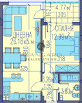 Продава 2-СТАЕН, град Пловдив, Център • 94029 € / 183904.74 лв. • 59899257 2