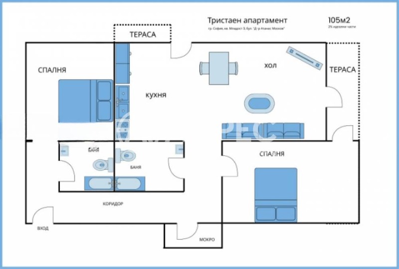 Продава 3-СТАЕН, гр. София, Младост 3, снимка 3 - Апартаменти - 52443525