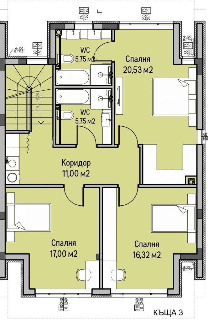 Продава  Къща град София , с. Панчарево , 261 кв.м | 11453091 - изображение [17]