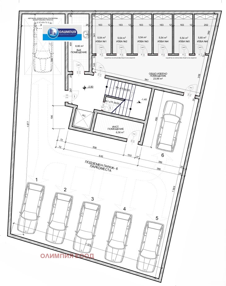 Продава ГАРАЖ, ПАРКОМЯСТО, гр. Русе, Център, снимка 8 - Гаражи и паркоместа - 49177453