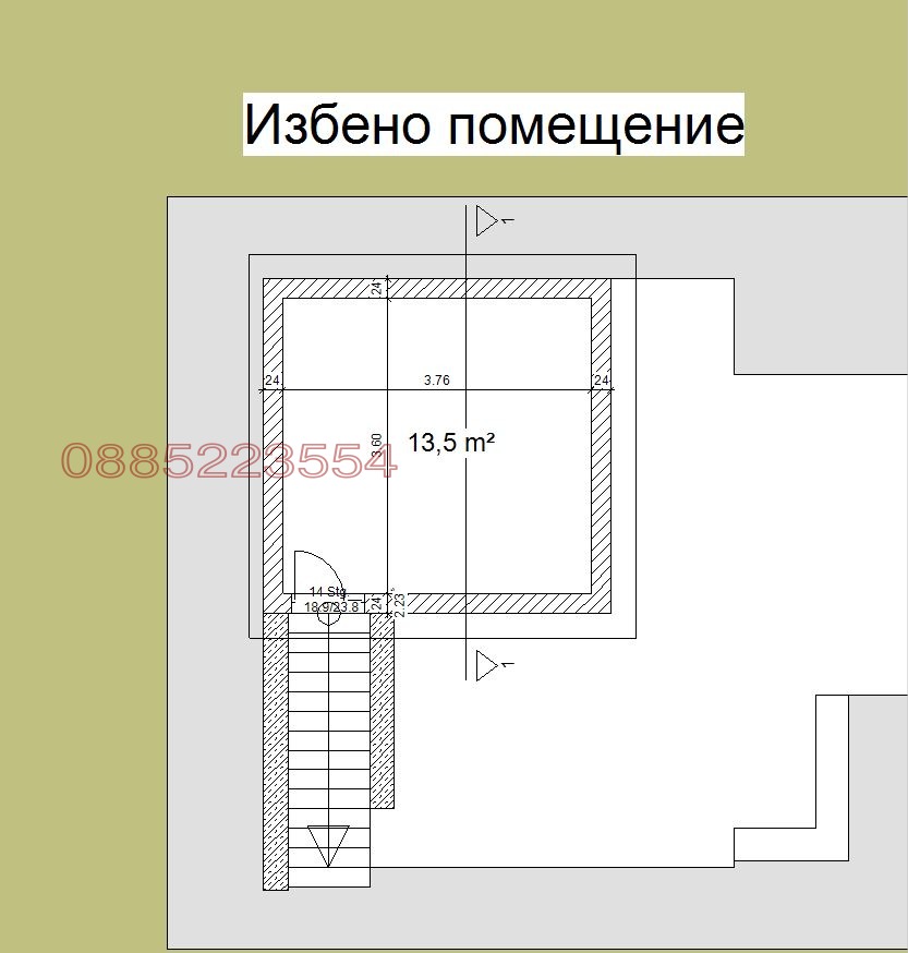 Продава ВИЛА, с. Лозево, област Шумен, снимка 10 - Вили - 55980998