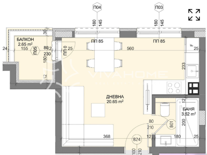 Продава 2-СТАЕН, гр. Варна, Кайсиева градина, снимка 7 - Апартаменти - 52718573