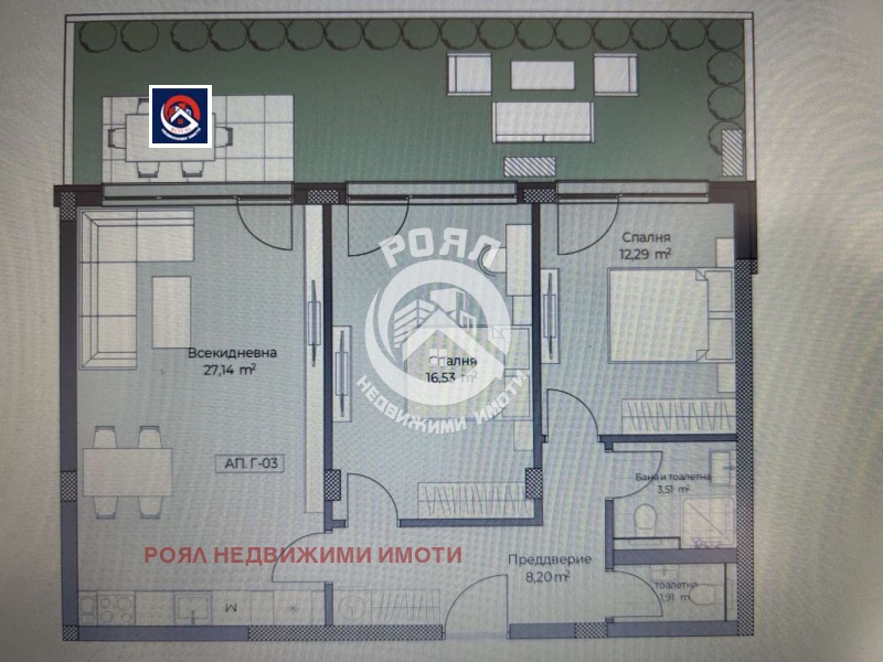 Zu verkaufen  2 Schlafzimmer Plowdiw , Ostromila , 92 qm | 31756213 - Bild [4]