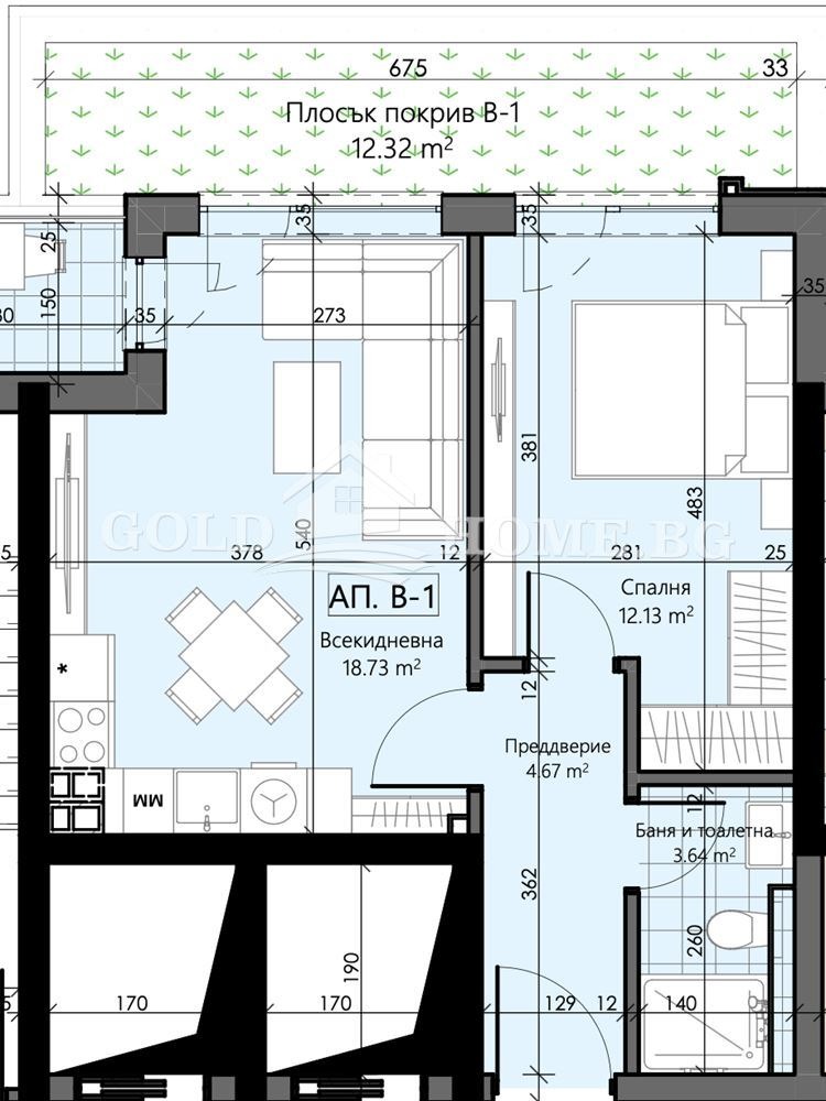 Продава 2-СТАЕН, гр. Пловдив, Христо Смирненски, снимка 5 - Апартаменти - 53522431