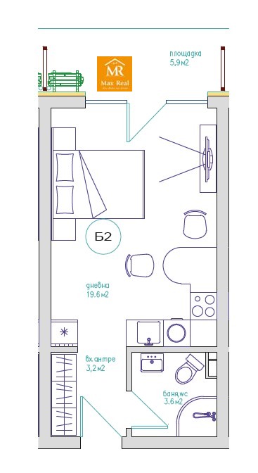 Satılık  Stüdyo bölge Burgaz , Sveti Vlas , 41 metrekare | 26026538 - görüntü [7]