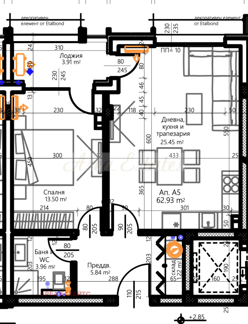 Продава  2-стаен град Бургас , Сарафово , 72 кв.м | 98938657