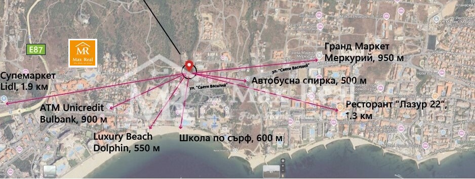 Продава 1-СТАЕН, гр. Свети Влас, област Бургас, снимка 6 - Апартаменти - 53693035