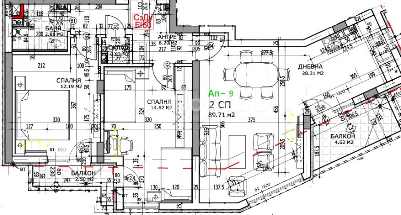 Продава  3-стаен град София , Редута , 104 кв.м | 80918894 - изображение [2]