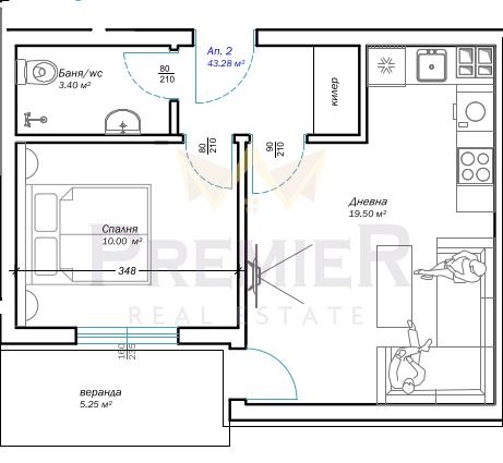 Продава 2-СТАЕН, гр. Варна, м-т Пчелина, снимка 3 - Апартаменти - 54187185