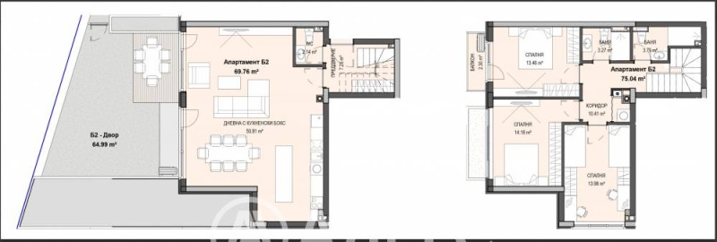 На продаж  2 спальні София , Кръстова вада , 104 кв.м | 33389111 - зображення [4]