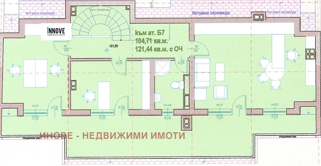 Продава МЕЗОНЕТ, гр. София, Център, снимка 11 - Апартаменти - 54582410