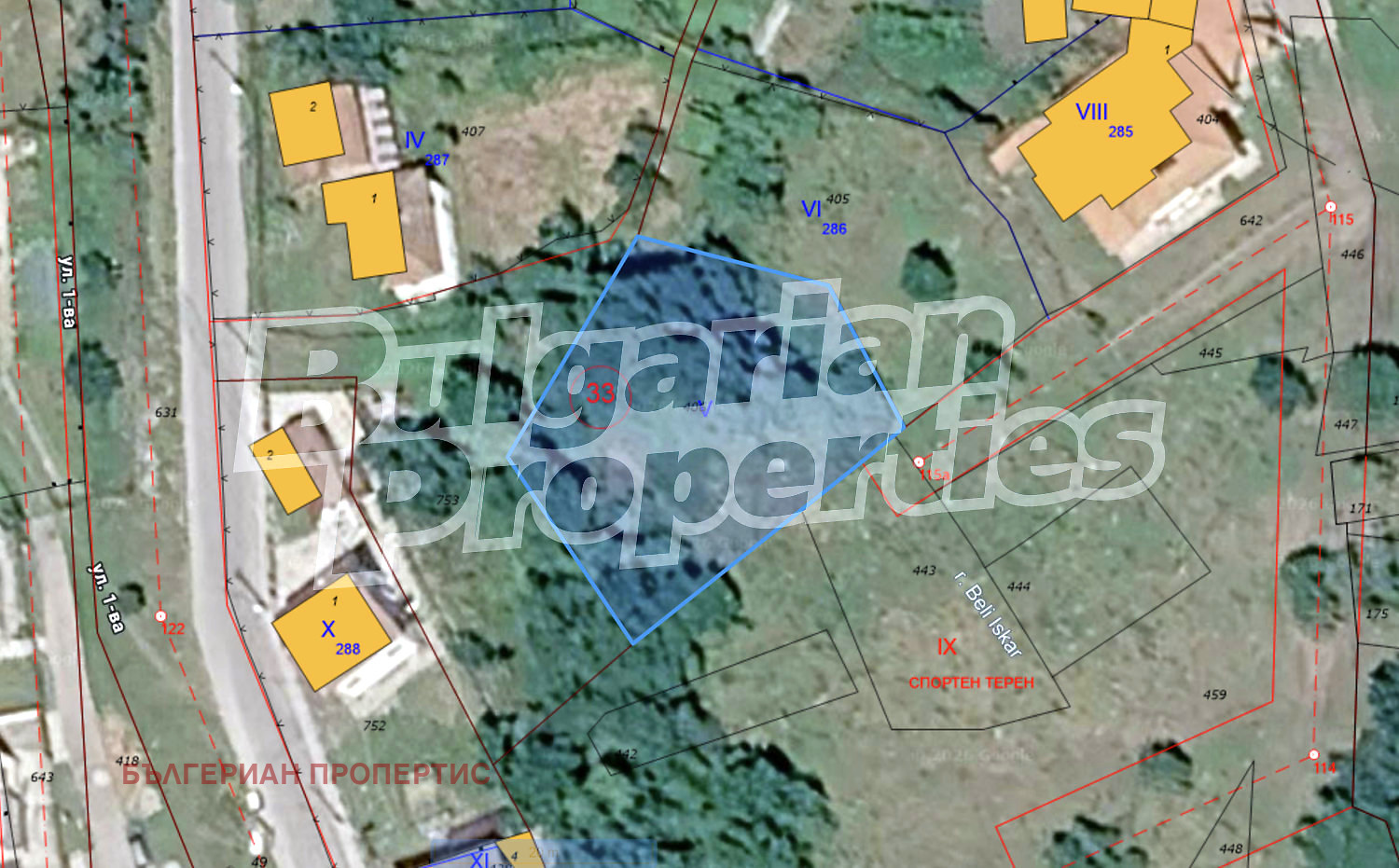 Продава ПАРЦЕЛ, с. Бели Искър, област София област, снимка 2 - Парцели - 55405009