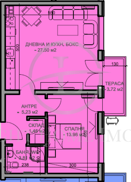 De vânzare  1 dormitor Plovdiv , Iujen , 76 mp | 47798475 - imagine [6]