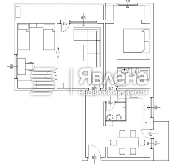 На продаж  2 спальні Пловдив , Каменица 2 , 90 кв.м | 52972803 - зображення [6]